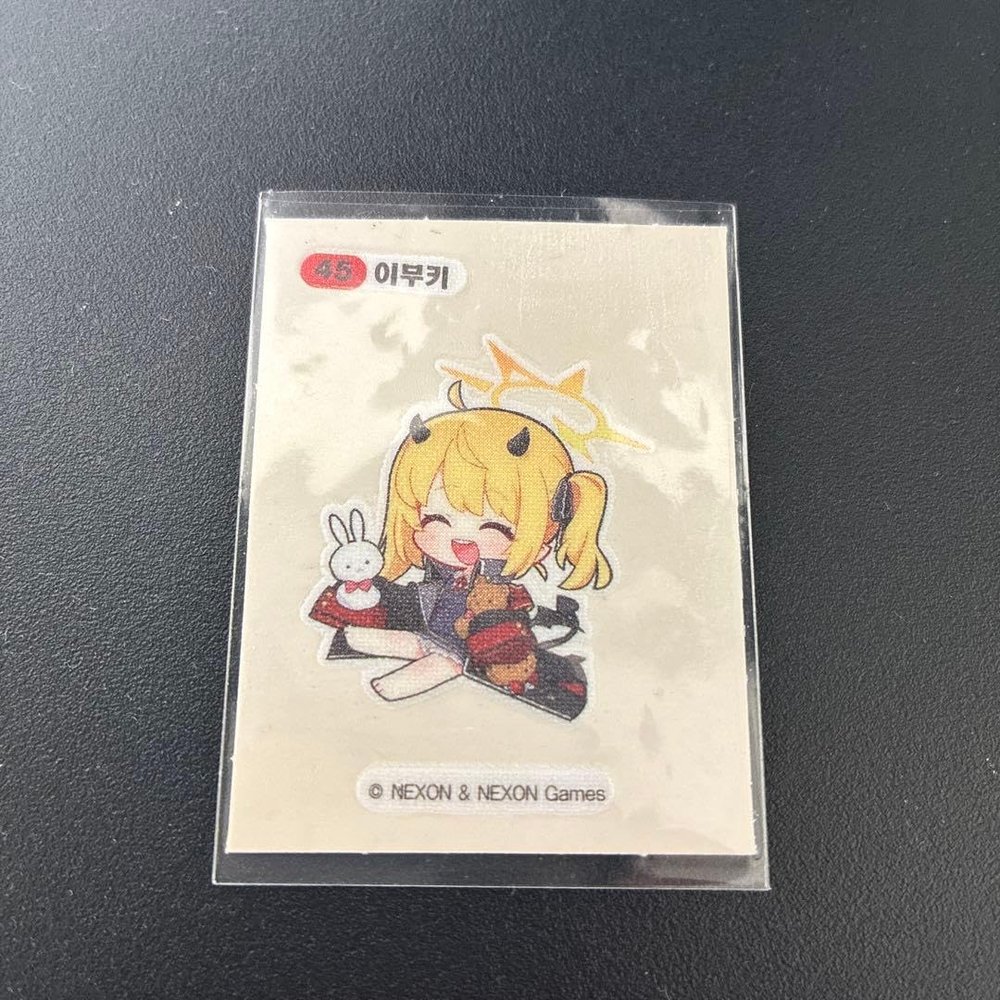 Korea Limited Blue Archive GS25 Collaboration Bread Bonus Sticker Ibuki