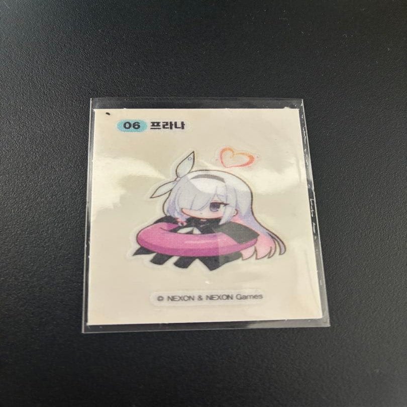 Korea Limited Edition Blue Archive GS25 Collaboration Bread Bonus Sticker Prana
