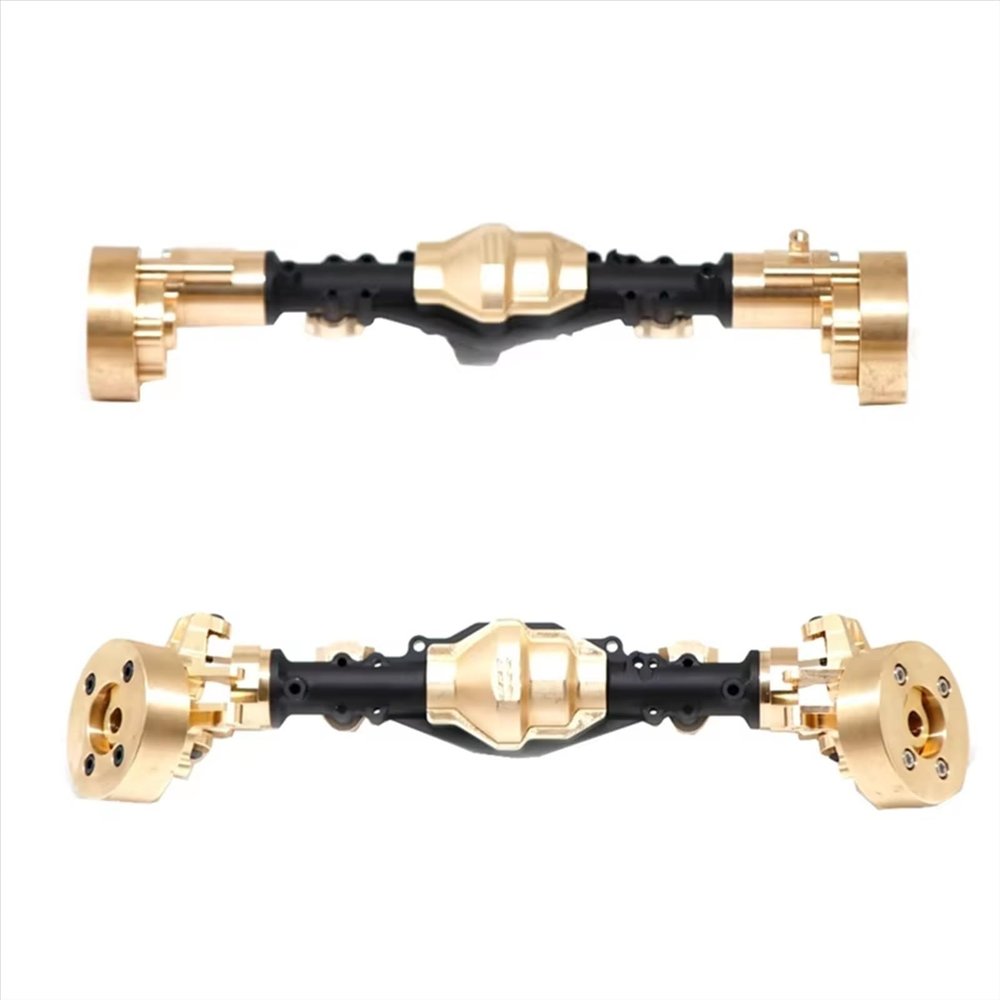 cvking RC Crawler Axle for YiKong YK4082 YK4083 for Absima for Yucatan CR1.8 Aluminum Alloy Front Rear Portal Axle Housing 1/8 rc Car Upgrade Parts