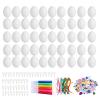 50Pcs DIY Unpainted Easter Eggs Kit Portable Accessory Easter Basket Fillers view 1