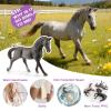 THINKBAY 6PCS 6 Inch Large Horse Figurines - Solid Farm Animal Toys view 3
