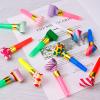 100 PCS Party Horns Blowers, Funny Birthday Blowouts, Party Whistles Noisemakers for Christmas, New Year, Birthday, Parties Favors Supplies view 4