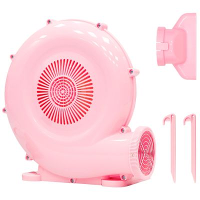 BounBounTime Inflatable Air Blower, 650W Bounce House Blower for Inflatables, Portable Blower for Bouncy Castle, Water Slide Park, Bubble House, Powerful Electric Blower for Indoor Outdoor Uses