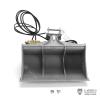 TOUCAN RC HOBBY Metal Hydraulic Tiltable Bucket ESU 1/14 RC PC360 AC360 Excavator Model view 2
