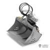 TOUCAN RC HOBBY Metal Hydraulic Tiltable Bucket ESU 1/14 RC PC360 AC360 Excavator Model view 3