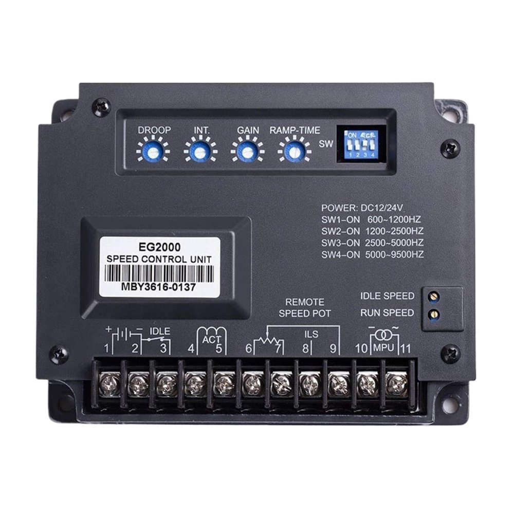 1pcs Speed Control EG2000 Speed Governor EG2000 Speed Controller EG 2000 Replace Engine Speed Governor Controller EG2000