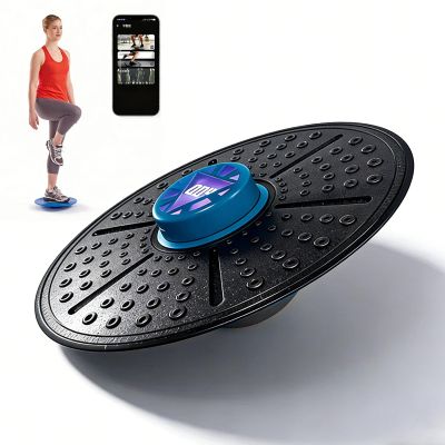 richigblosmum Smart Balance Board with Guide Light, Posture Corrector with Real-Time Visual Feedback, Core Trainer for Home Fitness, Portable Workout Equipment for All Ages