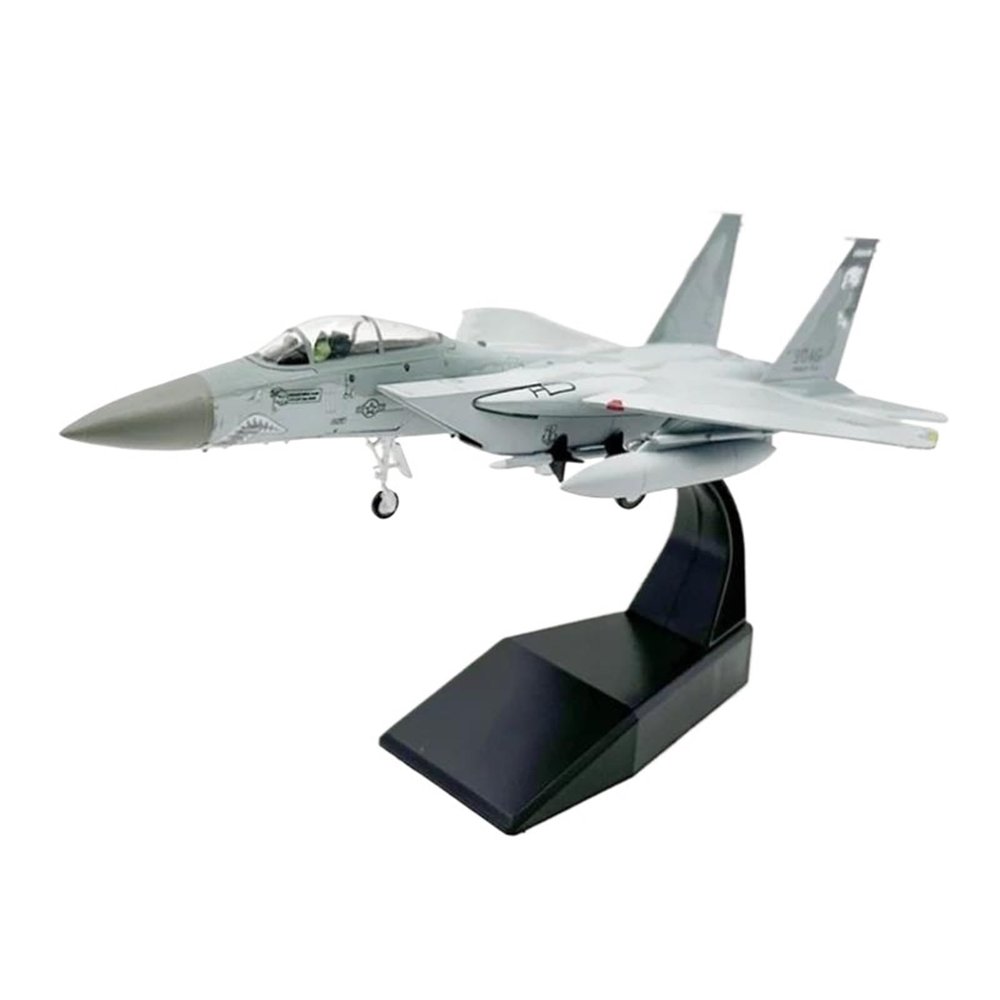 Flying Airplane Model Diecast 1/100 Scale F-15C F15 F15C USAF Eagle Shark Military Fighter Simulation Alloy Finished Aircraft Model Aviation Airbus