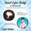 Electronic Badge Digital Display Pin with Protective Case, Digital Badge Pin with Customizable Gif/Photo/Video Display for Anime/Star/Idol/Football Fans (Green) view 2