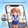 Electronic Badge Digital Display Pin with Protective Case, Digital Badge Pin with Customizable Gif/Photo/Video Display for Anime/Star/Idol/Football Fans (Green) view 4