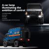 ConGamefun RC Crawler, 1/18 Scale 4CH 4WD RC Climbing Car Model with 2.4GHz Remote Control, LED Lights, Dual-Speed Modes, Gift for Adults (RTR/Silver) view 2