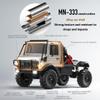 ConGamefun RC Crawler, 1/18 Scale 4CH 4WD RC Climbing Car Model with 2.4GHz Remote Control, LED Lights, Dual-Speed Modes, Gift for Adults (RTR/Silver) view 3