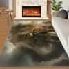 Golden Dragon Rugs for Boys Room, Yunwulong Area Rug - 4x5, Oriental Dragon Outdoor Rug, Washable & Non Slip Carpet for Home Decor view 2