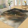 Golden Dragon Rugs for Boys Room, Yunwulong Area Rug - 4x5, Oriental Dragon Outdoor Rug, Washable & Non Slip Carpet for Home Decor view 3