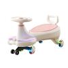 Wiggle Car for Kids Music Silent Flashing Wheels Ride On Toys with Under-Seat Storage, for Indoor Outdoor(Pink) view 1