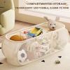 AGFKXO Collapsible Toy Storage Basket with Side Pocket Handles - Pop-Up Mesh Laundry Baskets - Large Toy Basket Ideal for Toys/Clothes/Snacks Organizing,A view 3