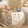 AGFKXO Collapsible Toy Storage Basket with Side Pocket Handles - Pop-Up Mesh Laundry Baskets - Large Toy Basket Ideal for Toys/Clothes/Snacks Organizing,A view 4
