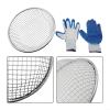 Galvanized Iron Wire Soil Sifter for 5 Gallon Bucket, 2mm 6mm 10mm Mesh Sieve for Gardening Sand Compost Rocks, Heavy Duty Sifting Tray(2mm) view 2