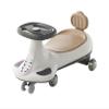 Swing Car Ride On Toy with Under Seat Storage Light-Emitting Wheel Anti-Rollover for Kids 3 Yrs and UP view 1