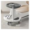 Swing Car Ride On Toy with Under Seat Storage Light-Emitting Wheel Anti-Rollover for Kids 3 Yrs and UP view 3