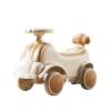 Sliding Car 4 Wheels Ride On Push Car with Steering Wheel Anti-Rollover Ride On Toys for Boys and Girls(Brown) view 1