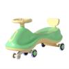 Ride On Car Swing Wiggle Car with Flashing Wheels Music Anti-Rollover, for Indoor and Outdoor Toys Vehicle(Green) view 1