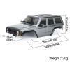 6.10in Wheelbase Body Shell,ABS Hardtop Cherokee Body with Front Rear Bumpers for TRX4M Bronco Defender Chassis 1/18 RC Crawler Upgrade Parts (Green) view 3
