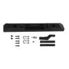 Aluminium Alloy RC Rear Bumper Guard, Upgrade Parts for RGT 1/10 Truck Overland Rock Cruiser EX86100, High Strength Lightweight Accessory with Drag Hook and U Shape Hooks, Durable (Black B-R86026S) view 1