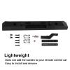 Aluminium Alloy RC Rear Bumper Guard, Upgrade Parts for RGT 1/10 Truck Overland Rock Cruiser EX86100, High Strength Lightweight Accessory with Drag Hook and U Shape Hooks, Durable (Black B-R86026S) view 4