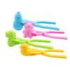 4 Pack Snowballl Maker, Snow Toys for Kids Outdoor, Snowballl Mold Clips, Winter Snow Ball Fights Maker Tools with Dinosaur/Bear/Duck/Snowman Shaped, Snows Games Accessories for Outdoor Play Ages 2-10 view 1