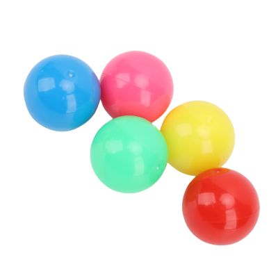 Yosoo 100PCS Math Counting Balls, 20mm Plastic Hollow Colorful Game Replacement Marbles for Teaching, with Storage Box