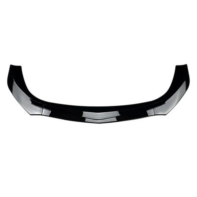 ERALOPTEN for Mercedes for Benz A Class W177 2019-2022 A180 A200 A35 AMG Car Front Lip Bumper Spoiler Glossy Black Or Carbon Fiber Look(Glossy Black)