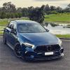ERALOPTEN for Mercedes for Benz A Class W177 2019-2022 A180 A200 A35 AMG Car Front Lip Bumper Spoiler Glossy Black Or Carbon Fiber Look(Glossy Black) view 4