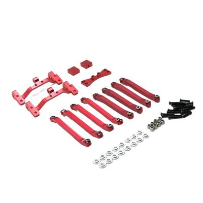 Metal Modified Linkage Linkage Holder D91 D96 MN98 99S Compatible with MN 1/12(Red)