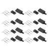 100 Set RC Servo Connector Kit, 3 Pin Housing JST Connector Header 11.041 with Hook, Cold Pressed Brass and ABS Plug for Model Airplane, Electronic Instruments, JR Plug Adapter Com view 3