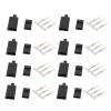 100 Set RC Servo Connector Kit, 3 Pin Housing JST Connector Header 11.041 with Hook, Cold Pressed Brass and ABS Plug for Model Airplane, Electronic Instruments, JR Plug Adapter Com view 4