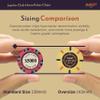 Playzaic 100-count Jupiter Club Test Launch Set | 43mm 11g Oversize Poker Chip | 100% Clay Luxury Feel for Home Cash Games & High Stakes Tournaments (Micro Stakes Pack) view 4