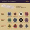 Playzaic 100-count Jupiter Club Test Launch Set | 43mm 11g Oversize Poker Chip | 100% Clay Luxury Feel for Home Cash Games & High Stakes Tournaments (Medium Stakes Pack) view 2