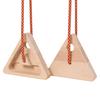 2Pcs Triangle Climbing Hangboard with Rope, Training Finger Grip,Fingerboard Rock Climbing for Outdoor Home view 1