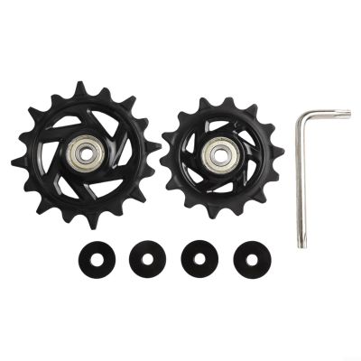 2pcs 14T 16T Rear Derailleur Pulleys Kit 12-Speed Bikes - Enhanced Shifting Performance and Quiet Operation
