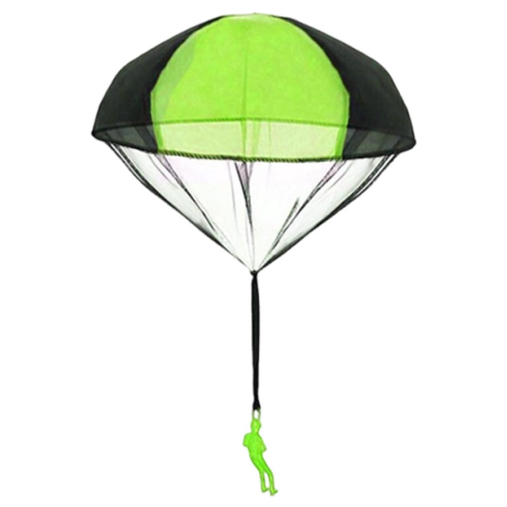 Kids Parachute Toy, 5.91x5.91x15.75 Inches Cloth Hand Throwing Skydiver Men, Birthday Gift, Outdoor Activities, Backyard Fun, Playground Equipment