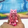 3D Printed Tiger, Animal Creature Tigers and Leopards 6.5 Inches Articulated Fidget Animal for Home Office Executive Desk Decoration AT001-ASL001 (1pc Pink Tiger) view 3