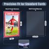 1000 Card Sleeves Top Loaders for Cards, 3" x 4" Hard Plastic Toploaders, Premium Baseball Card Holder for Trading Cards, Sports Baseball Football Game Card Protectors(500 Hard Sleeve+500 Soft Sleeve) view 2