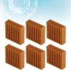 8Pcs Cooling Fins Aluminum Alloy Power Radiator Slotted Heatsink for Electronics 50x50x15mm Gold (with Adhesive Backing) view 4