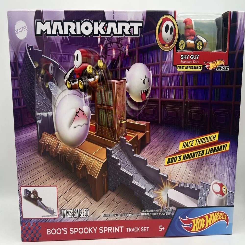Hot Wheels le da vida a la accin vertiginosa del mundo de Mario Kart con tres sets de pistas