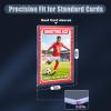 200 Count Card Sleeves Top Loaders for Cards, 3" x 4" Baseball Card Protectors, Hard Plastic Toploaders for Standard Size Trading Sports Football Cards view 2
