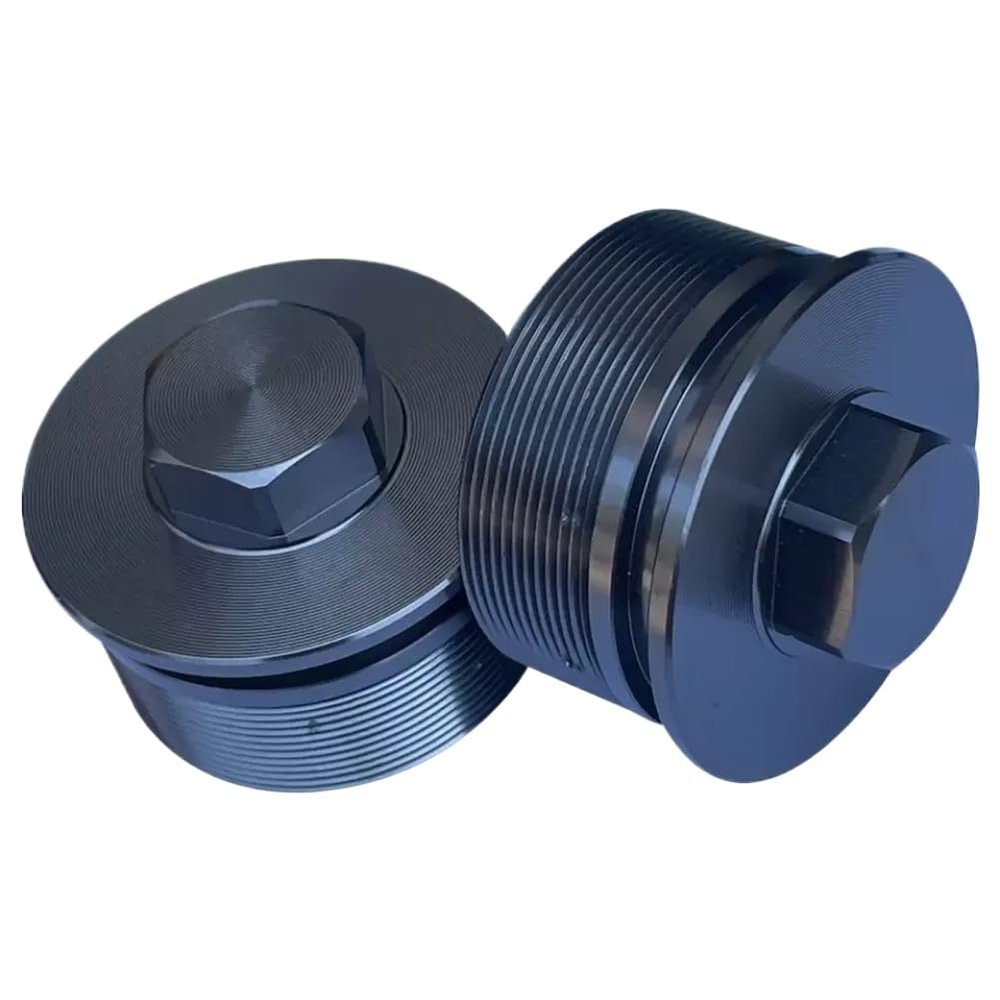 Front Fork Bolt Damping Screw Compatible with FX650 Vigor 99-00 NSA700 08-09 CB750F Sevenfifity CB400F CB-1 CB600F CB600F2(Titanium Color)