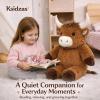 35" Giant Highland Cow Stuffed Animal, Cuddly Scottish Cattle Plush Pillow, Soft Huggable Buddy, Cute Cow Room Decor, Extra Large Plush Toy Gift for Kids Teens Adults Birthday Easter Graduation view 3
