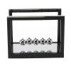 Newton ' s Cradle Balance Balls | Stainless Steel Stress Relief Desk Toy for Office / Home / School | 5 Pendulum Balls with Mirror Base, Desktop Decoration view 1