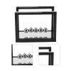 Newton ' s Cradle Balance Balls | Stainless Steel Stress Relief Desk Toy for Office / Home / School | 5 Pendulum Balls with Mirror Base, Desktop Decoration view 2